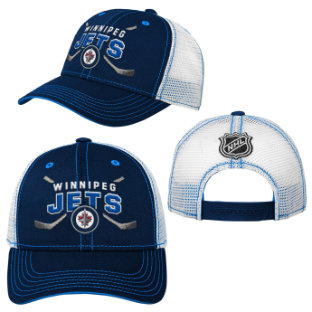 Winnipeg Jets dětská čepice baseballová kšiltovka Lockup Meshback Adjustable