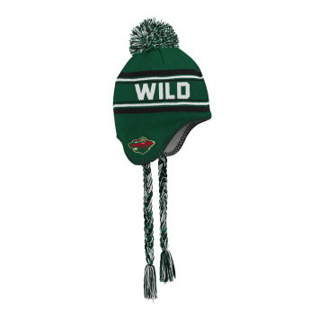 Minnesota Wild dětská zimní čepice Jacquard Tassel Knit With Pom