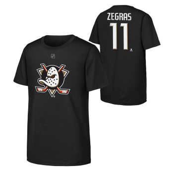 Anaheim Ducks dětské tričko Trevor Zegras Flat Name & Number Ctn