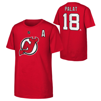 New Jersey Devils dětské tričko Ondřej Palát Flat Alt.Captains N&N Ss