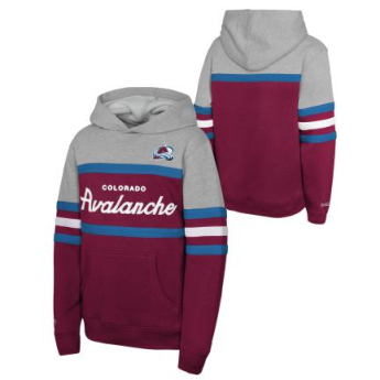 Colorado Avalanche dětská mikina s kapucí Head Coach Hoody