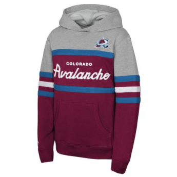 Colorado Avalanche dětská mikina s kapucí Head Coach Hoody