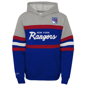 New York Rangers dětská mikina s kapucí Head Coach Hoody