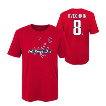 Washington Capitals dětské tričko Alexandr Ovechkin #8 Flat Captains N&N Ctn Tee