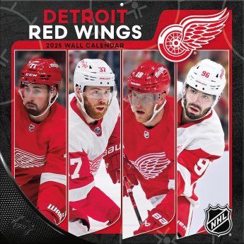 Detroit Red Wings kalendář 2025 Wall Calendar