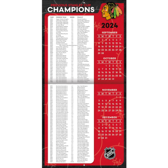 Chicago Blackhawks kalendář 2025 Wall Calendar