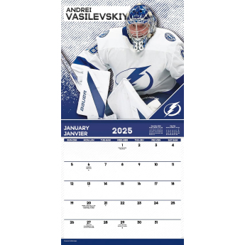 NHL produkty kalendář Stoppers 2025 Wall Calendar