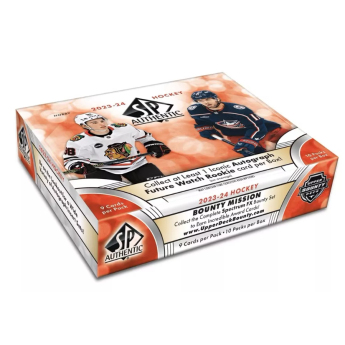NHL boxy hokejové karty NHL 2023-24 Upper Deck SP Authentic Hobby Box