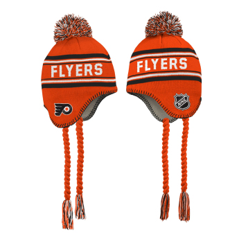 Philadelphia Flyers dětská zimní čepice Jacquard Tassel Knit With Pom