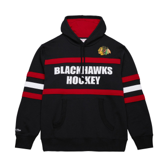 Chicago Blackhawks pánská mikina s kapucí Head Coach Hoodie Current Logo black