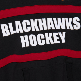 Chicago Blackhawks pánská mikina s kapucí Head Coach Hoodie Current Logo black