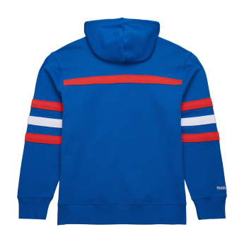New York Rangers pánská mikina s kapucí Head Coach Hoodie Current Logo blue