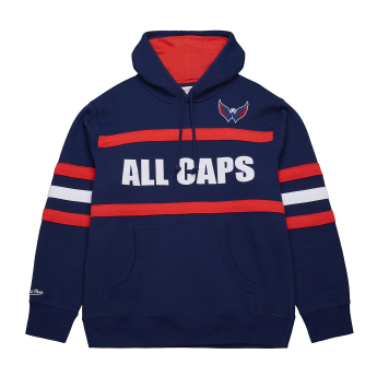 Washington Capitals pánská mikina s kapucí Head Coach Hoodie Current Logo blue