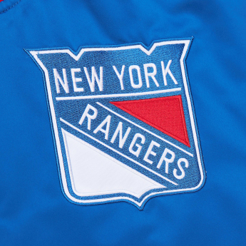 New York Rangers pánská bunda Primetime Heavyweight Satin Jacket Current Logo