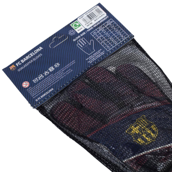 FC Barcelona dětské brankářské rukavice Fuse Goalkeeper Gloves Yths 79-86mm palm width