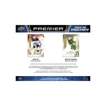 NHL boxy hokejové karty NHL 2022-23 Upper Deck Premier Hockey Hobby Box