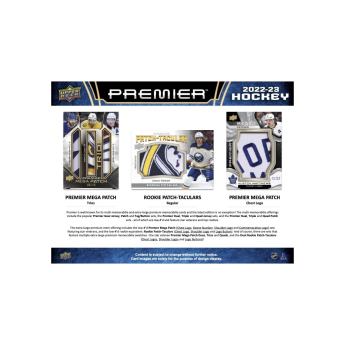 NHL boxy hokejové karty NHL 2022-23 Upper Deck Premier Hockey Hobby Box