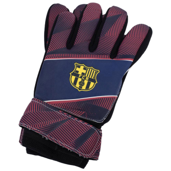 FC Barcelona dětské brankářské rukavice Fuse Goalkeeper Gloves Kids 67-73mm palm width