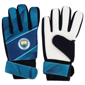 Manchester City dětské brankářské rukavice Fuse Goalkeeper Gloves Kids 67-73mm palm width