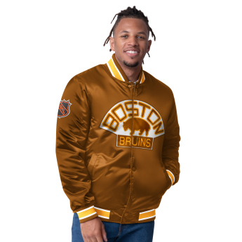 Boston Bruins pánská bunda The CLOSER Reversible Varsity Satin
