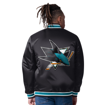 San Jose Sharks pánská bunda The CLOSER Reversible Varsity Satin