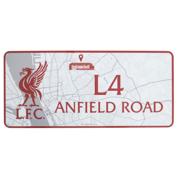 FC Liverpool cedule na zeď Route To