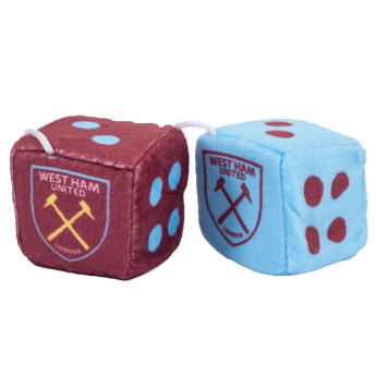 West Ham United kostky do auta Hanging Dice