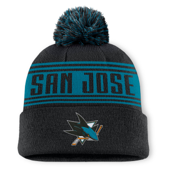 San Jose Sharks zimní čepice A/CAP Beanie Cuff W/Pom
