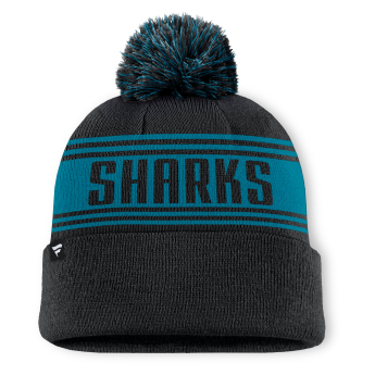 San Jose Sharks zimní čepice A/CAP Beanie Cuff W/Pom