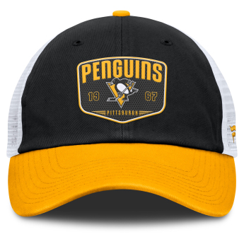 Pittsburgh Penguins čepice baseballová kšiltovka A/CAP Structured Adjustable Meshback