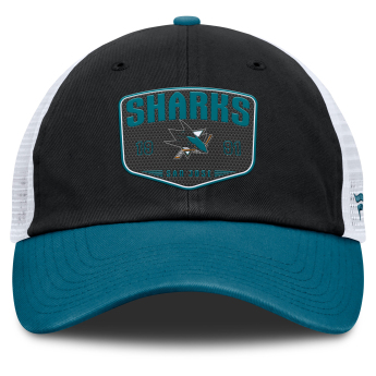 San Jose Sharks čepice baseballová kšiltovka A/CAP Structured Adjustable Meshback