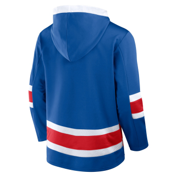 New York Rangers pánská mikina s kapucí Mens Laced Hockey