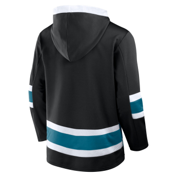 San Jose Sharks pánská mikina s kapucí Mens Laced Hockey