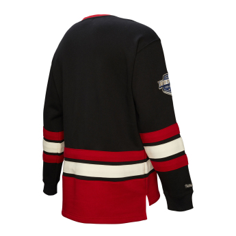 Chicago Blackhawks pánská mikina Heritage Lace-Up Crew Vintage Logo