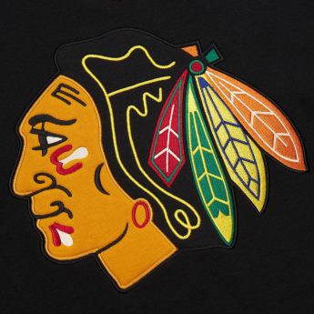 Chicago Blackhawks pánská mikina Heritage Lace-Up Crew Vintage Logo