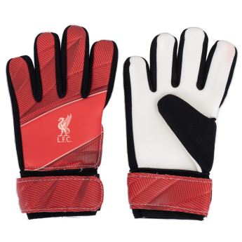 FC Liverpool dětské brankářské rukavice Fuse Goalkeeper Gloves Kids 67-73mm palm width