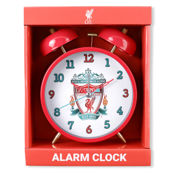 FC Liverpool budík Twin Bell Alarm