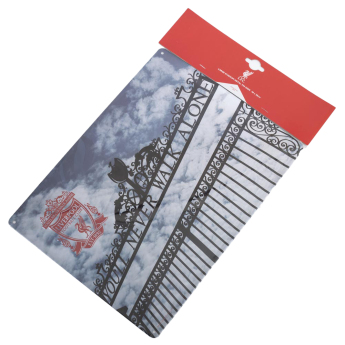 FC Liverpool cedule na zeď Shankly Gates Large