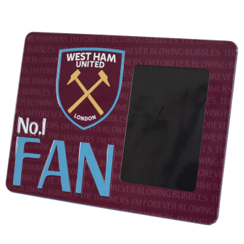 West Ham United rámeček na fotografii No1 Fan 12cm x 8.5cm