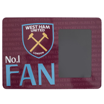 West Ham United rámeček na fotografii No1 Fan 12cm x 8.5cm