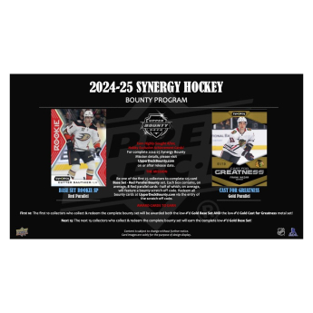 NHL boxy hokejové karty NHL 2024-25 Upper Deck Synergy Hobby Box