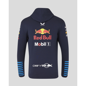 Red Bull Racing pánská mikina s kapucí Official Full zip navy F1 Team 2024