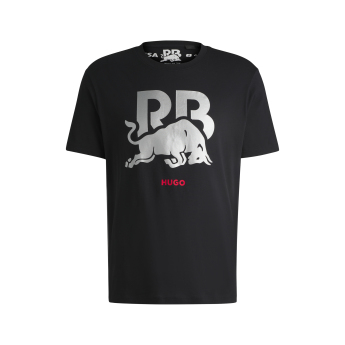 Visa Cash App RB pánské tričko Hugo Logo black F1 team 2024