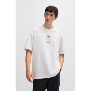 Visa Cash App RB pánské tričko Hugo oversize white F1 Team 2024