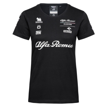 Alfa Romeo Racing dámské tričko official AR black F1 Team 2023