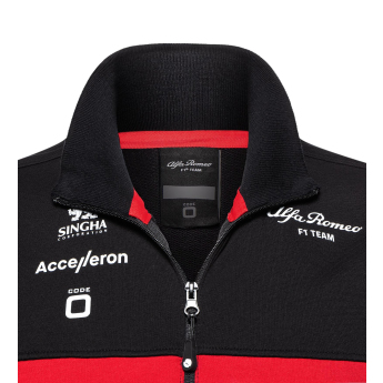 Alfa Romeo Racing dámská mikina official zip black F1 Team 2023