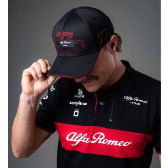 Alfa Romeo Racing čepice baseballová kšiltovka Driver official Valtteri Bottas black F1 Team 2023