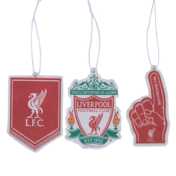 FC Liverpool osvěžovač vzduchu Crest 3pk Air Freshener