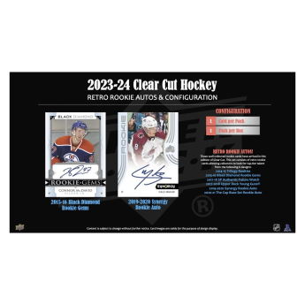 NHL boxy hokejové karty NHL 2023-24 Upper Deck Clear Cut Hobby Box