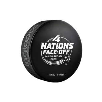 Hokejové reprezentace puk 4 Nations Face-Off Team Finland Souvenir Collectors